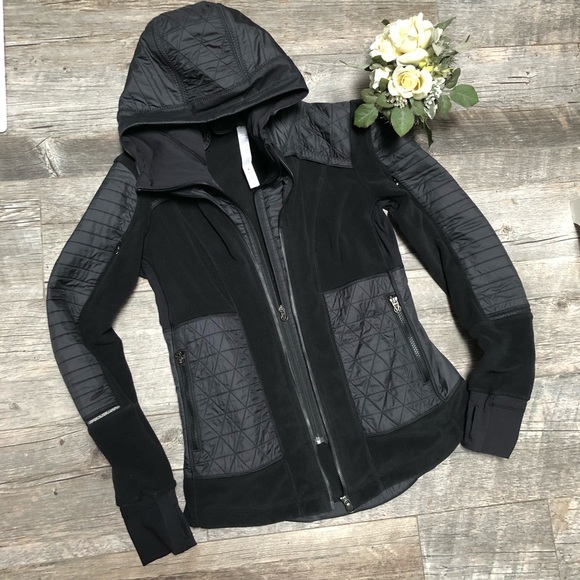 Lululemon Fleecy Keen Jacket Black - Picture 1 of 3